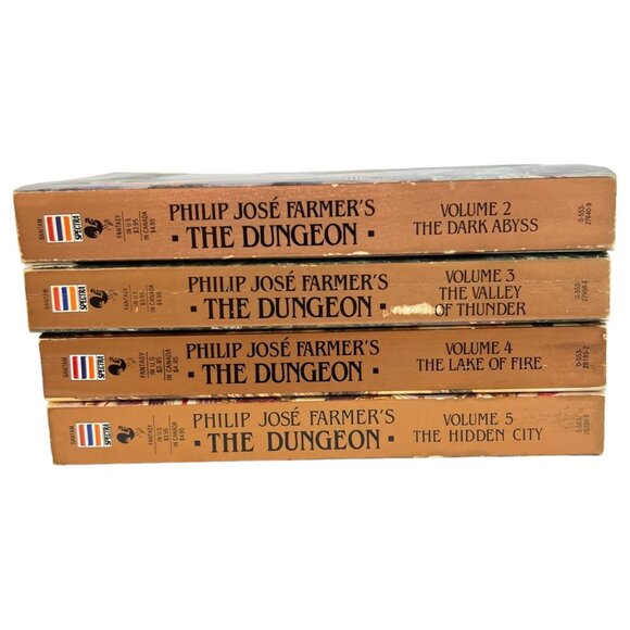 Philip Jose Farmer's The Dungeon Volumes 2 3 4 5 Fantasy Series Paperback Set - Picture 2 of 13